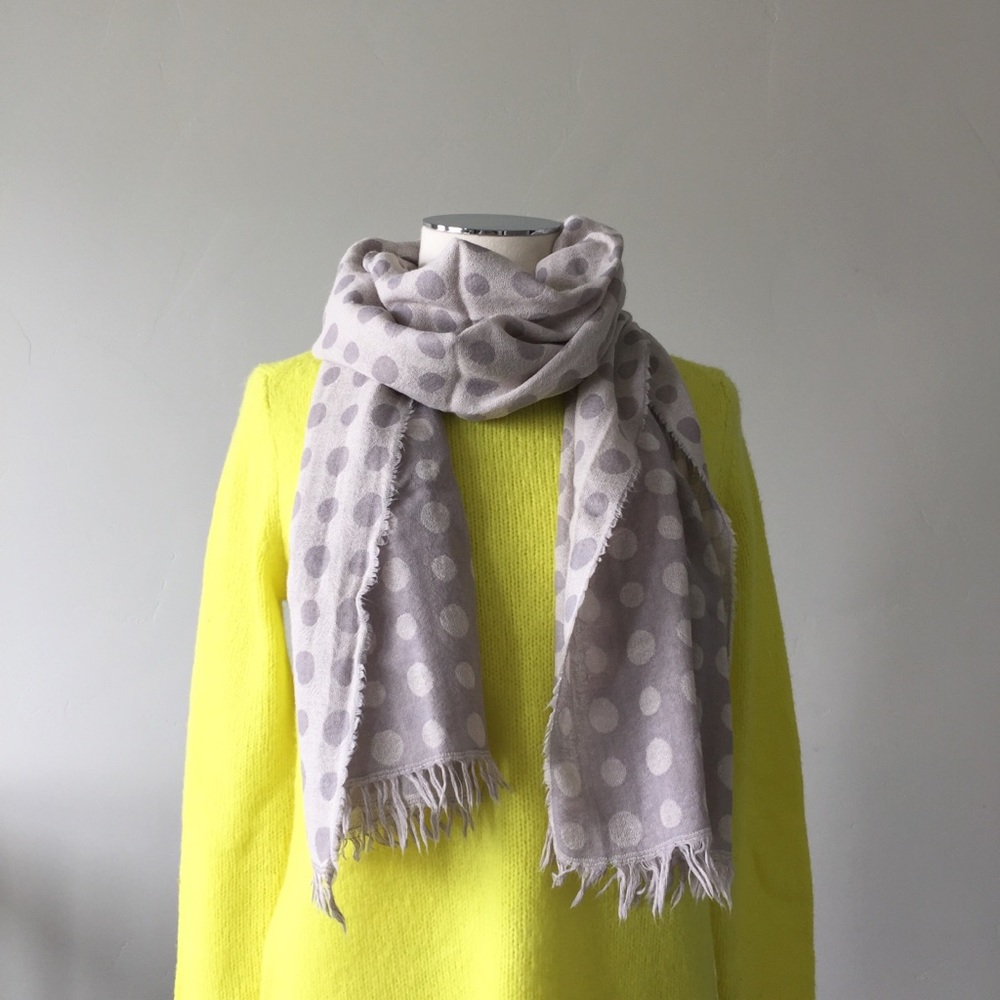 {J.Crew} Polka Dot Scarf - Picture 2 of 5